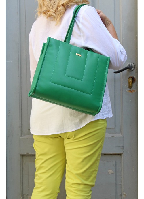 Τσάντα ώμου πράσινη