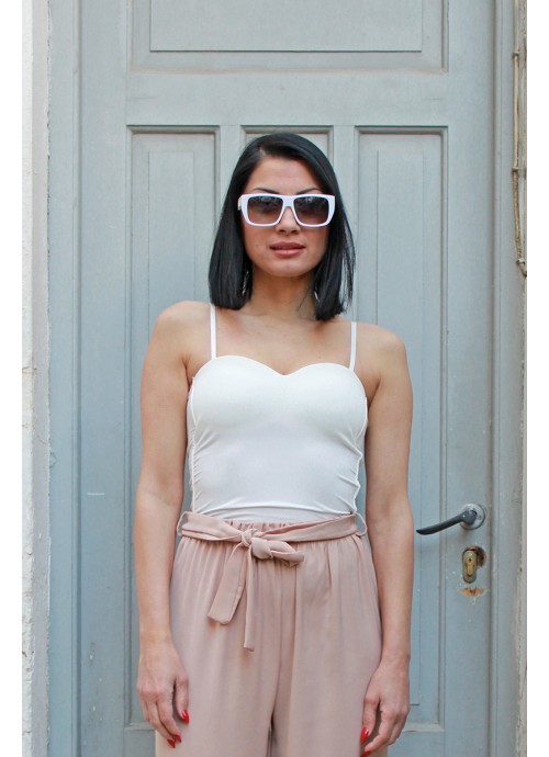 Crop Top λευκό
