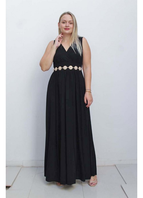 Μαύρο maxi φόρεμα