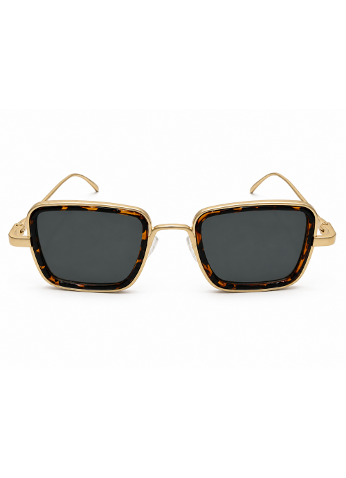Γυαλιά Ηλίου Retro Gold Havana με μεταλλικό σκελετό
